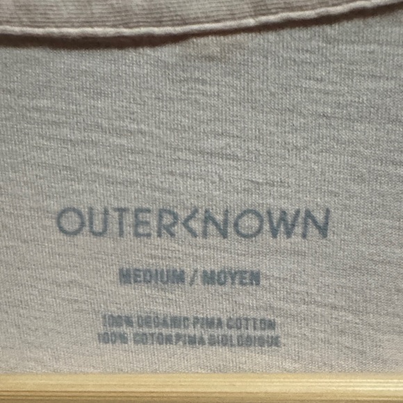 Outerknown Cream Polo Shirt - Picture 2 of 5